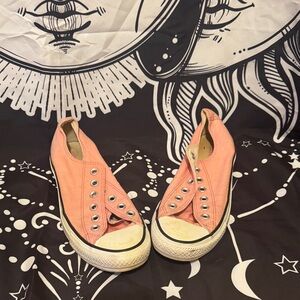 Converse Women’s Pink Canvas Slip-On Sneakers